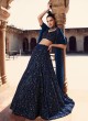 Navy Blue Designer Heavy Work Lehenga Choli